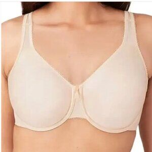 Wacoal Basic Beauty‎ Full Figure Seamless Underwire Bra, Size 42D  85519